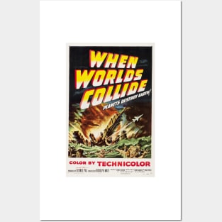 When Worlds Collide 1951 Retro Sci Fi Film Classic Movie Posters and Art